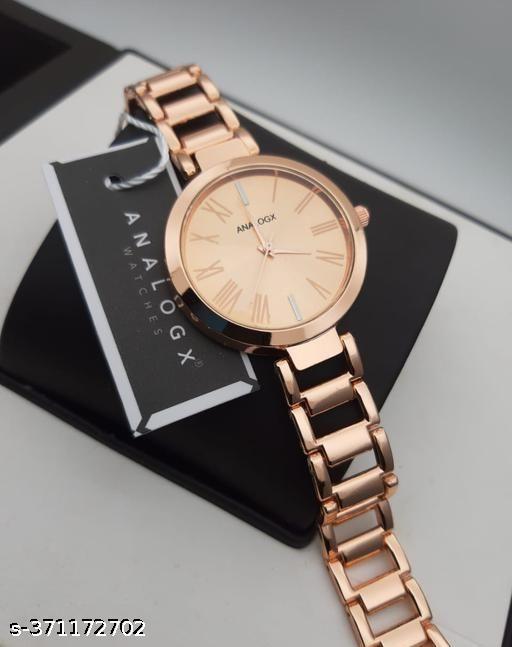 rose gold woman watch