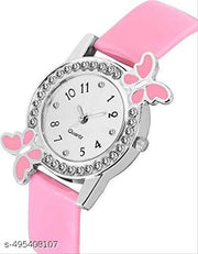 Butterflly Pink | Heart Dial | Ribbin Belt(Combo)