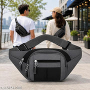 Waist Bag for Men Women | Travel Sling Bag | Crossbody Chest Bag | Fanny Pack | Belt Bag