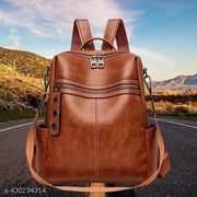 MomsyStore Leather Backpacks For Girls And Women