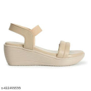Kajmi Stylish New Trendy Striped Sandle For Women Cool Design Casual Fashion Extra Soft  Wedges Sandal For Women/Girl's/Female Ethnic Wear Wedges Sandal For Woman