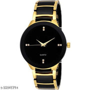 Bolun Golden Black Metal Best Collection Men Wrist Watch