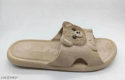 Women's Home Flip-Flops & Slippers Summer Indoor Bath Couple Bathroom Non-slip Unisex Sandals and Slippers Cute Teddy Flip Flops || Daily wear || Casual Wear ||