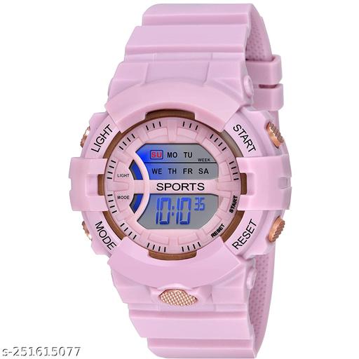 New Arrival Latest Unique Collection Digital Multi Function Sports Watch for Boys & Girls Fashionable Silicon Belt Small Dial Digital Watch for Boys & Girls Digital Men's Watch Trending Sports Watch for Kids