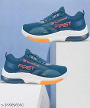 Unisex Kids Blue Stylish & Trendy Comfortable Sports Running Shoes For Boys & Girls