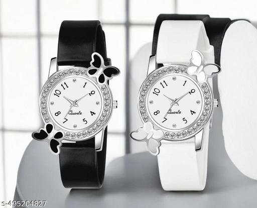Analog watch combo for women