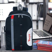 Bayo Grey Black 2pc 25 L Casual Backpack For School Collage Office Tuition and Picnic Boys Girls Men & women Waterproof Laptop Bag