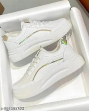Trendy latest Gold Casual Sneakers For Women