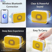 DPM Portable Bluetooth Speaker with Mic, Deep Bass Audio, RGB Glow Effect