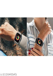 Soft Silicone Classic Strap Bands | Smart Watch Quick Release Pin for Men, Women | Soft Silicon Smartwatch Strap Compatible with Apple Watch Strap 42mm 44mm , Sport Wristband,