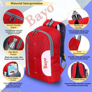 Bayo 25 L 2pc combo Casual Backpack For School Collage Office Tuition and Picnic Boys Girls Men & women Waterproof Laptop Bag