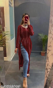 Printed Naira Cut Kurti For Women's