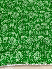 Fancy Georgette Printed  saree (With Lace Border)