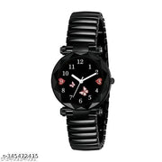 High New Latest Spring Blet Black Dail Women  Watches