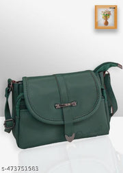 Magnifique Dark Green Sling Bag - Sleek, Stylish, and Functional