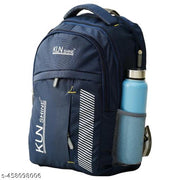 KUN SHINE Unisex Backpack with Bottle Holder & Laptop Sleeve | Ideal for Students, Daily Use, and Travel lightweight backpack