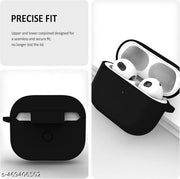Airpod Pro with Silicon Case True Wireless Bluetooth Earphones with 3 Hours of Playtime & Compatible for all Smartphones (White)