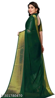 Fancy South indian saree with blouse piece