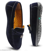 SR UNIQUE Men's Velvet High Quality Latest Formal Slip On Party Wear Moccasin Loafer Shoes