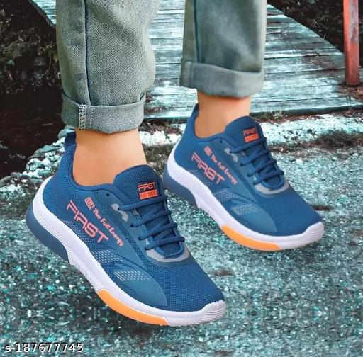FITLER-Stylish Comfortable Sports Sneakers Running Shoes Running Shoes For Boys AND Girl (T-Blue)