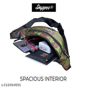 Snipper Waist Bag for Men Fanny Pack for Women Fanny Pack for Men Waist Bag for Women Chest Bag for Women Waist Pouch for Men Waist Bag for Boys Waist Bags for Girls Fanny Bag – Green Camoflauge.