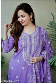 KURTI & PANT & DUPATTA SET/PLUS SIZE/BIG SIZE/PARTI WIRE KURTI PANT DUPATTA/PERMIUM QUALITY/TRANDING KURTI PANT DUPATTA