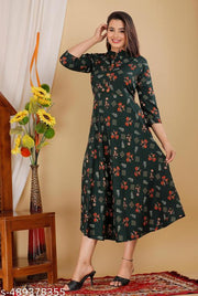 Elegant Crepe Kurti
