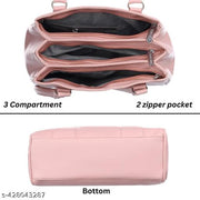 Light Pink stylish ladies purse bag for daily Use. purse for women,women purse,handbags for women and girls,Shoulder Pu-Leather Handbags for Women's