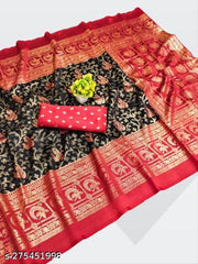 Kanooda Prints Fancy Women's Mysore Art Silk Printed Sarees.