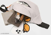 Nylon Crossbody Bag for Men & Women | Lightweight Adjustable Shoulder Sling Bag | Multi Pocket Casual Travel Handbag