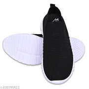 Sports Running, Walking & Gym with Casual Lace-Up Shoes for Men's & Boy's (Black)