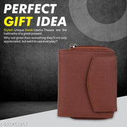 WALLETIN Girls Travel, Trendy Tan Artificial Leather Wallet (6 Card Slots)