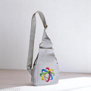 Girls and Womens Multicolor Hemp Sling Bag