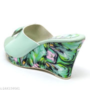 Wedges Casual Floral Heel For Women Block Heel Sandal For Women,casual Heel,Heels Slipper,Footwear,Chappal,Girls Heels