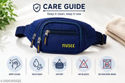 Nyfee Waterproof Waist Bag for Men & Women, Multi-Compartment Travel and Outdoor Sling Bag