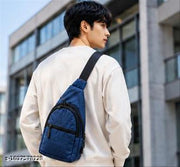 Premium Blue Crossbody Sling Bag for Men & Women
