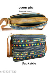 Ikkat Sling Bags