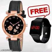 Black Tin titali leather+ smart led blk