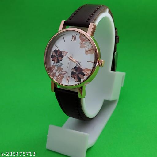 Special Valentine Stylish And Trandy Leather Strap Analog Watch for Women