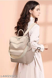 Bohobuzz Backpack Purse for Women Convertible Travel Vintage PU Leather Bag(Backpack,bag,backpack for women women bag fashion,stylish)