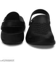 XDOX Kids Sole Classic Casual Clogs with Adjustable Back Strap | Comfortable & Light Weight, Anti Skid and Waterproof Casual and Stylish Clogs for Kids