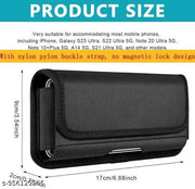 Nylon Mobile Phone Holster | Universal Belt Clip Pouch Case for Cell Phones