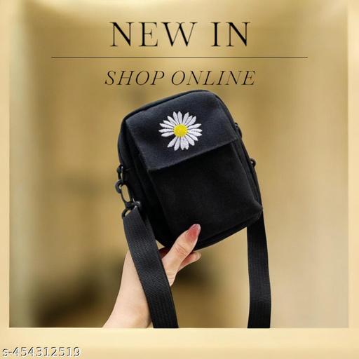 MessengerBag-Black Sling Bag  (Black, 1.5 L)