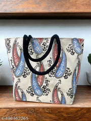 Kerala Leaf Elegance – Stylish & Functional Tote Bag"