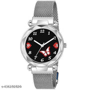New design analog watch for women and girls(pack of 2)