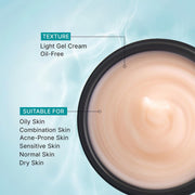 Pilgrim Korean Rice Water Hydra Glow Moisturizer for Glass Skin Glow - 100g