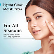 Pilgrim Korean Rice Water Hydra Glow Moisturizer for Glass Skin Glow - 100g