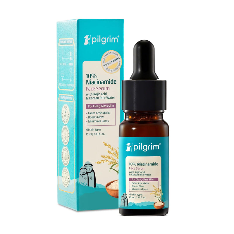 Pilgrim 10% Niacinamide Face Serum for Acne Marks & Glass Skin Glow