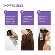 Bare Anatomy Nature x Science Rosemary Water Spray for Hair Growth & Hair Thickness with Rice Water | 100% Natural Extract | Soft & Smooth Hair | Controls Hairfall & Adds Shine | Non-Greasy & Fast Absorbing
