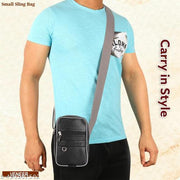 men leather sling bag side bag shoulder bag for men